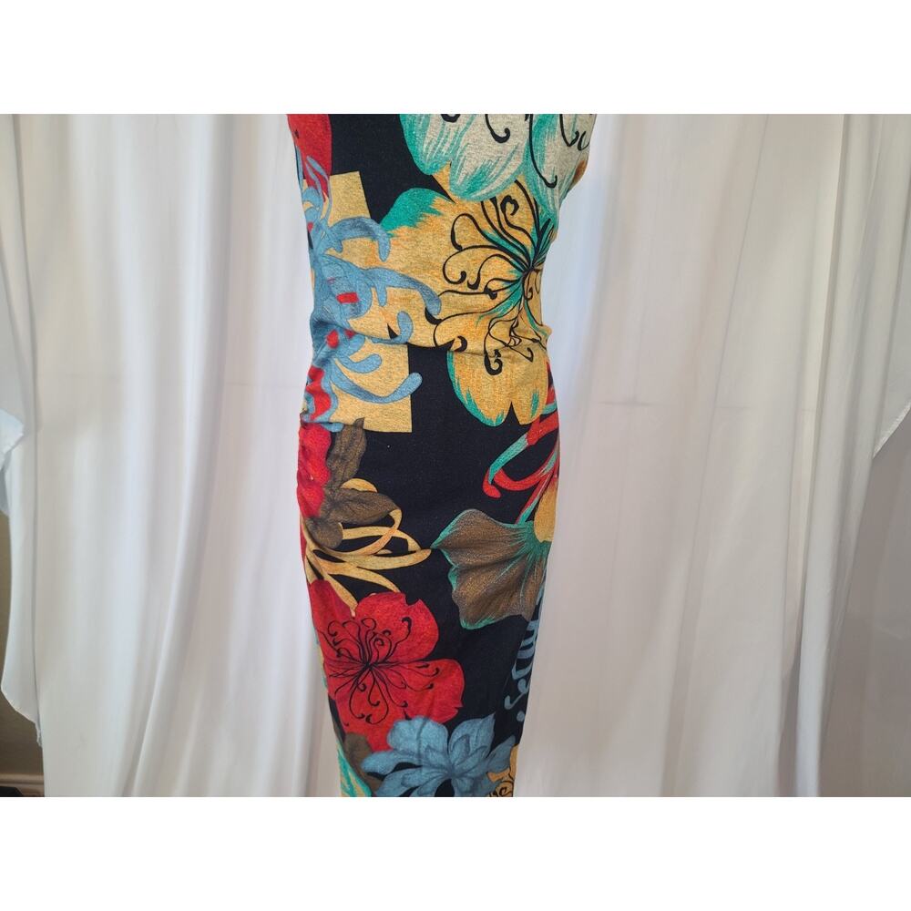 The Kit By Daniel Vosovic Black Camellia Midi Tank Dress XS New W/Tag - Picture 4 of 10